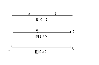 如图,已知a,b,c三点,则以a,b,c为端点画出直线ab,射线ca,线段bc