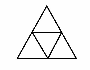 小学一年级数学数一个组合图形里有多少个三角形,几个