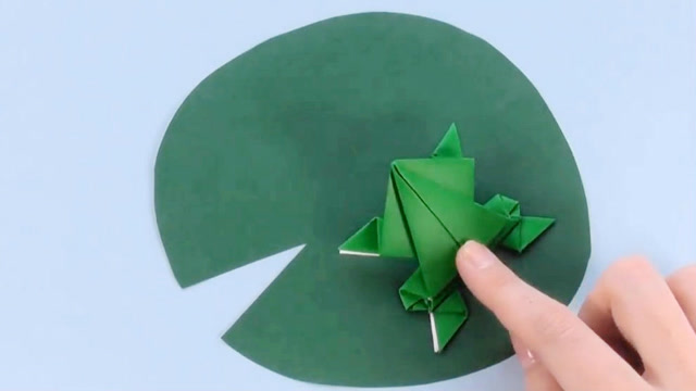 折纸教程,如何才能折出跳得又高又远的青蛙?其实很简单