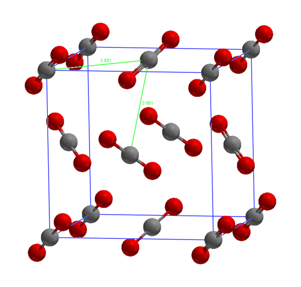 干冰晶体中co2分子的配位数