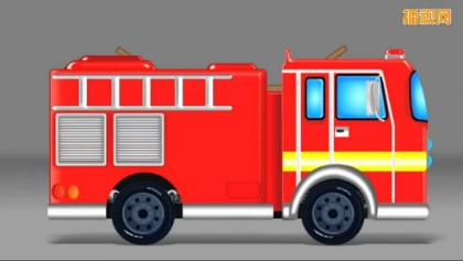 挖掘机视频表演 消防车组装动画 挖掘机动画
