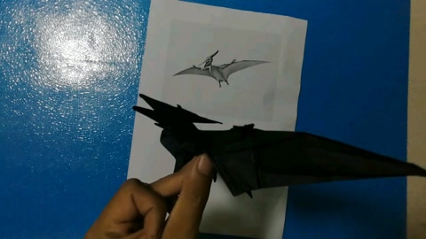 翼龙折纸第二节——折纸侠教你折翼龙