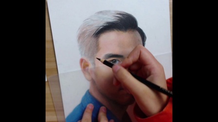 彭于晏-14 彩铅画教程 人物头像