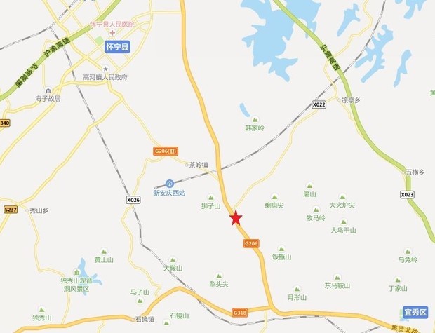安庆市烟汕线1277公里在哪里?限速多少呀?