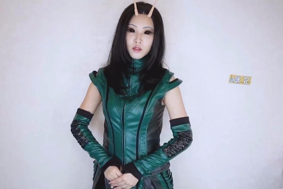 复联3新角色螳螂女cos,还原度挺高的