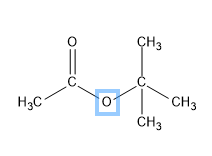 乙酸叔丁酯的结构式