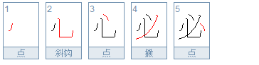 按照田蕴章的说法,请问"必"的笔顺是什么