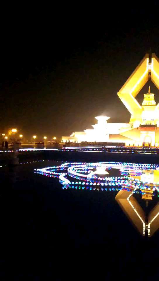 法门寺的夜景