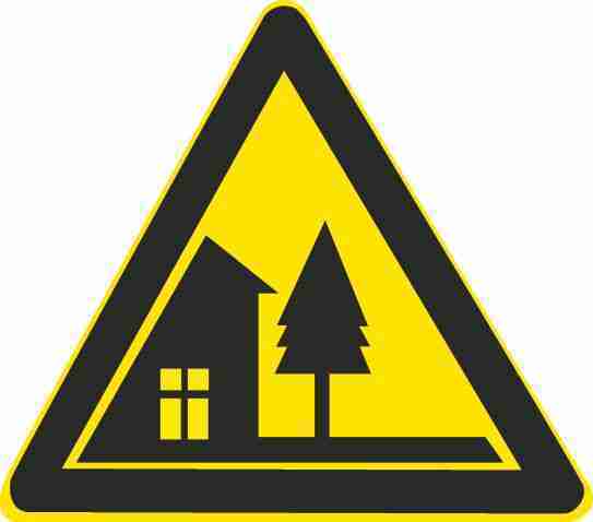 这个标志的含义是提醒车辆驾驶人前方路段通过村庄或集镇.