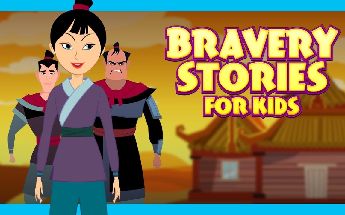 【英语-字幕】花木兰的故事 bravery stories for kids