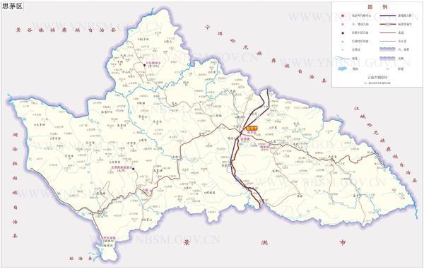 云南省测绘局测绘的思茅区地图比例尺是多少?