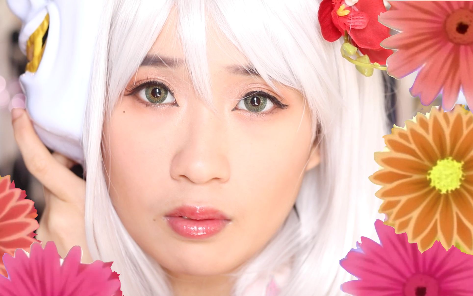 原创 b>妆容/b 日系 妖怪 鬼 b>cosplay/b>化妆 b>妆容教程/b>