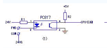 光耦是pc817的,这个接线怎么接?