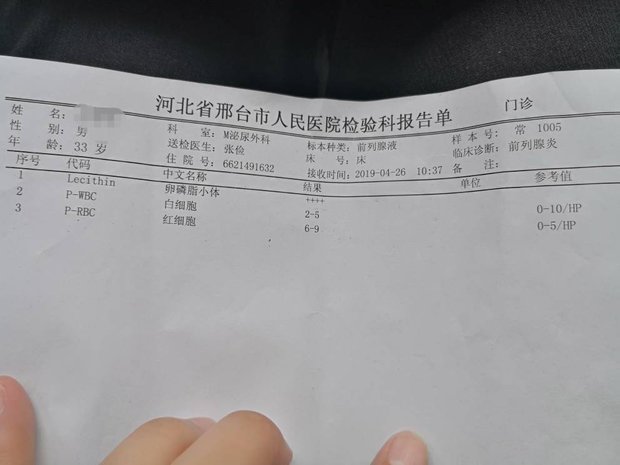 化验前列腺液有红细胞是怎么回事.