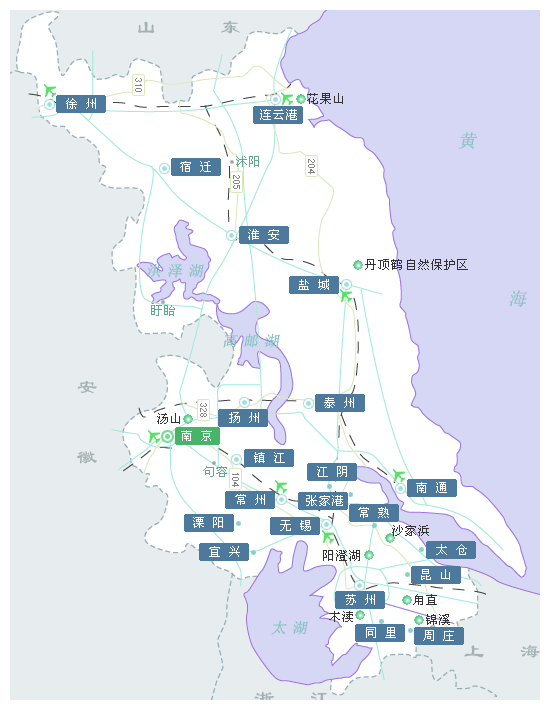 洪泽湖位于江苏南京的洪泽县.