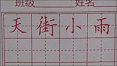 丁元亮硬笔书法.早春呈水部张十八员外