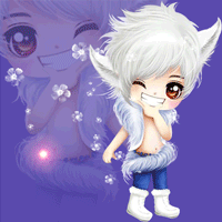 求大神帮忙做个炫舞情侣头像吧 重影加字的那种,男的写欧巴桑,女的写