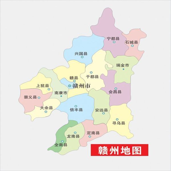 江西省赣州市瑞金市坐落在什么地方