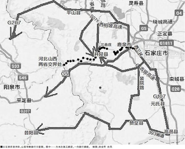 307国道的路线明细