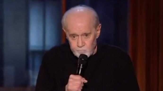 乔治·卡林   george carlin  按圣经发誓手错了 上帝说再来一遍