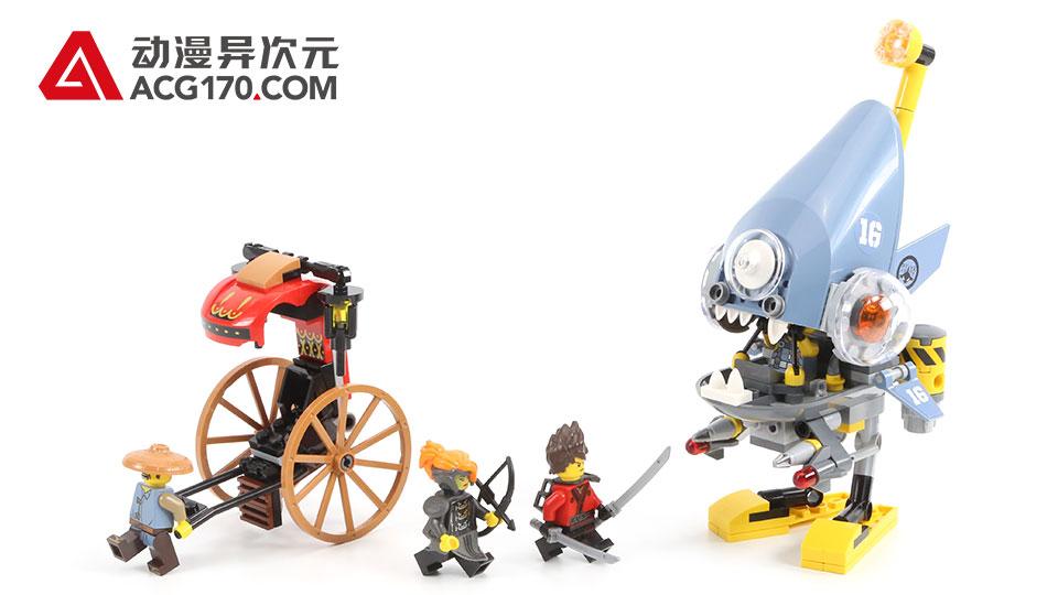 动漫异次元 乐高lego 幻影忍者大电影 70629 食人鱼攻袭