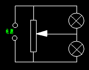 有一个电源和两个灯泡,要使两个灯泡同时发光,画出电路图