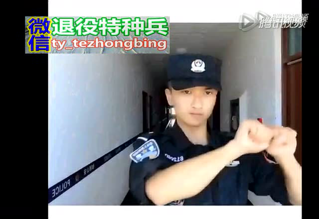 帅哥 警察手指舞爆红_屌炸了