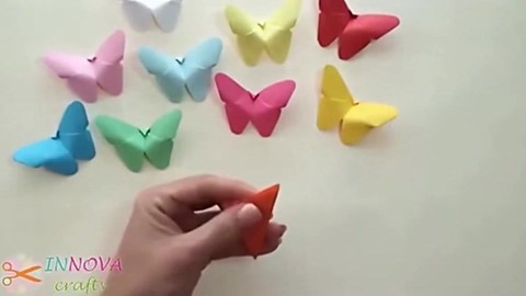 折纸蝴蝶视频 如何折纸蝴蝶