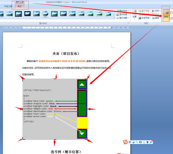 wpsword怎么裁剪插入的图片