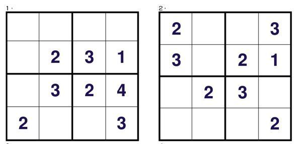 数独数学谜题4x4怎么玩