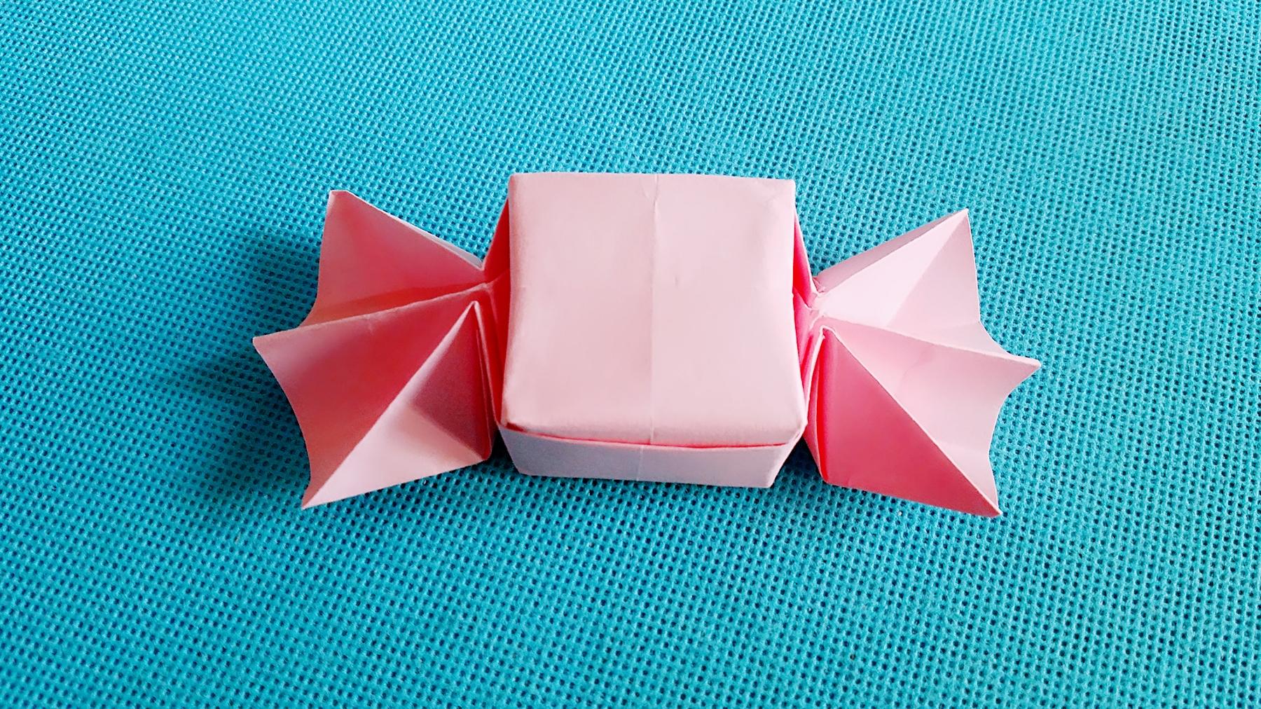 折纸王子教你糖果盒子,简单又漂亮,留着教孩子