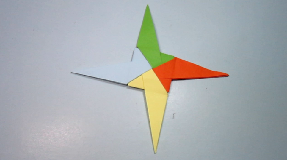 2分钟就能学会飞镖的折法 简单的手工折纸飞镖-手工折纸大全 手工制作