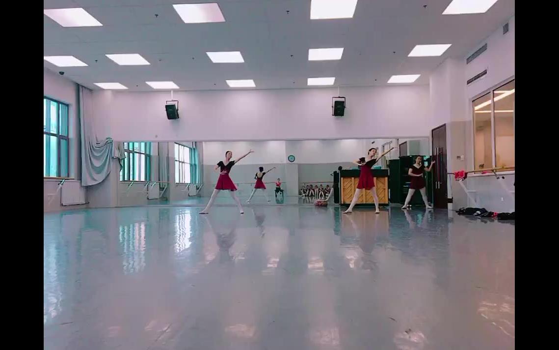 【古典舞基本功】北舞考 级中国舞 级舞姿动作-控下竖叉