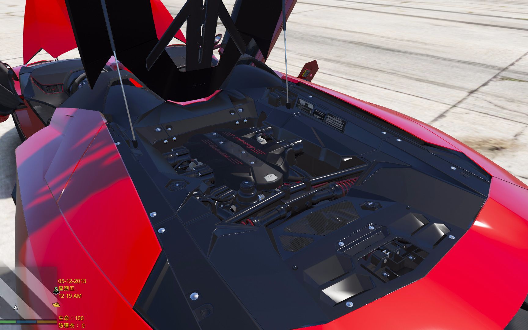 gta5 都说兰博基尼最快 看到发动机我就信了