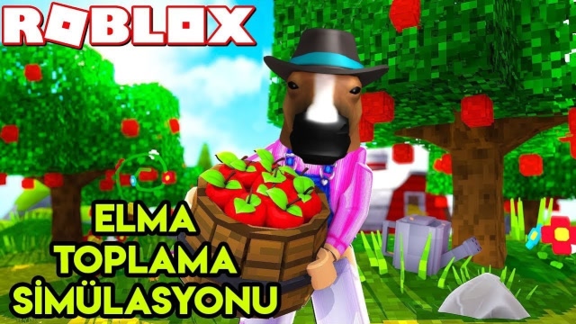 小飞象解说 roblox摘苹果模拟器 开心农场大丰收!一起来抢苹果吧!