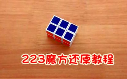 【震我一下魔方宅】223魔方(2x2x3)还原教程