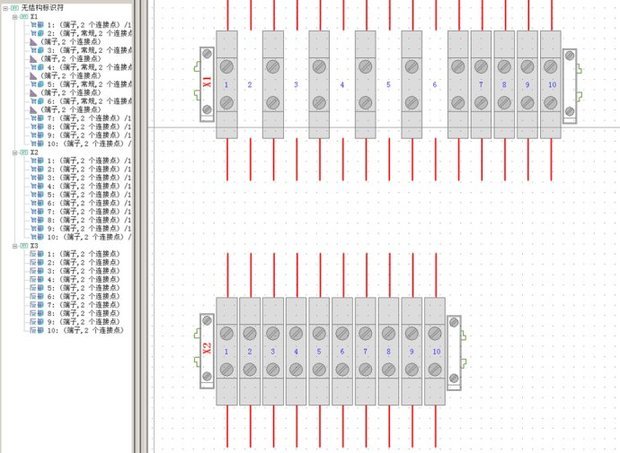 eplan如何做成一列长的端子接线端子(端子连接图)?如下图中这种.