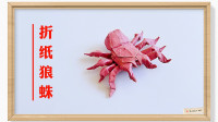 折纸王子狼蛛10罗伯特朗狼蛛详细视频教程