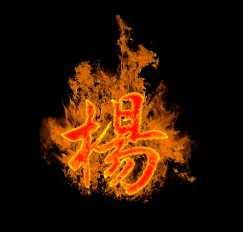 谁能帮我设计一个艺术字的"杨",我用来做qq头像的.