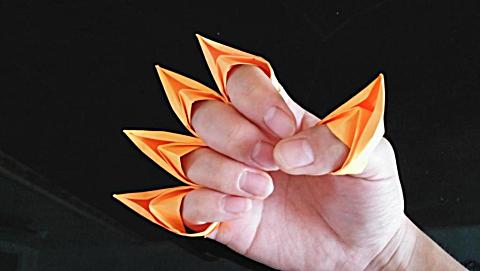 一分钟学会折纸金刚狼爪戒指, 简单帅气又好玩, 手工折纸大全