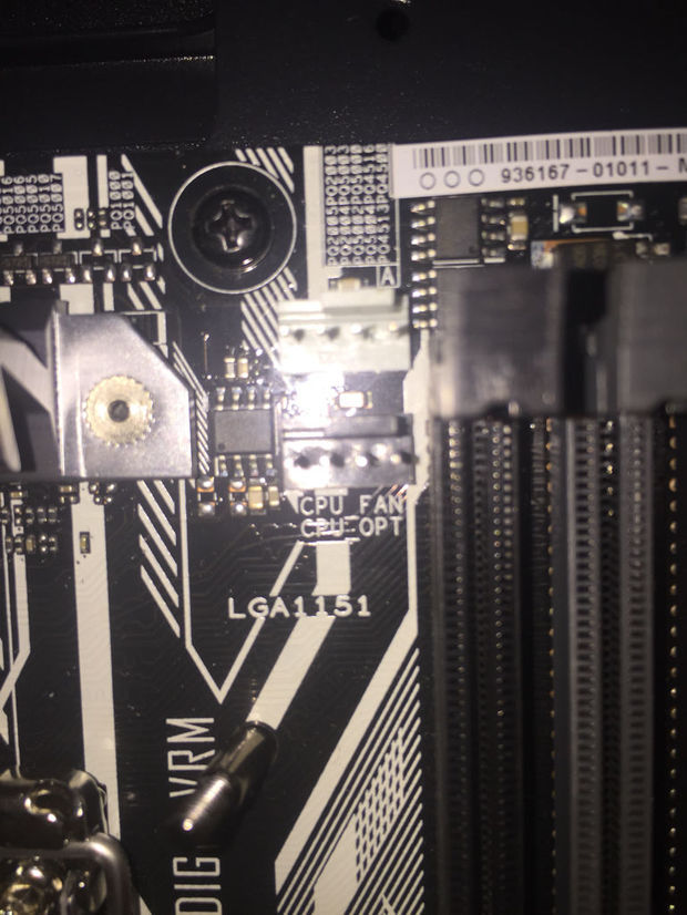这两个4pin接口那个是cpu fan 那个是cpu opt