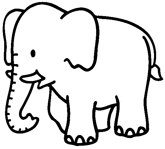 大象的爪子怎么画