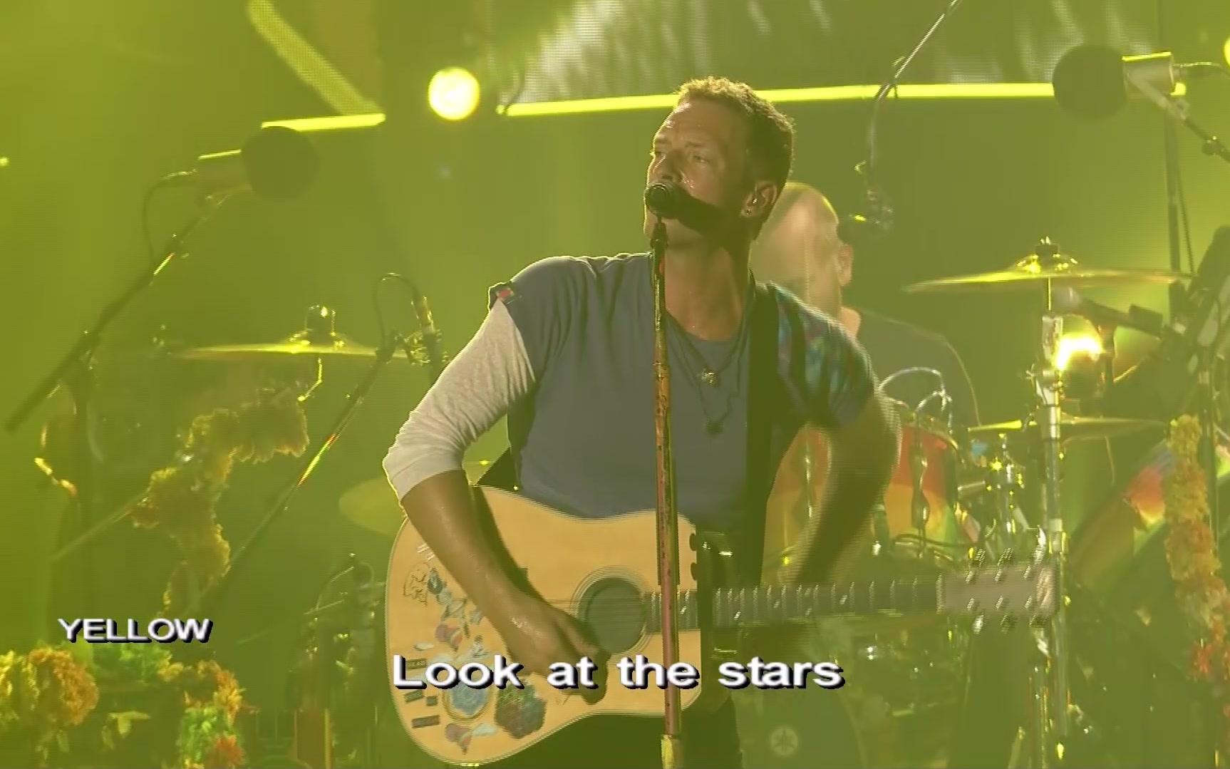 【live】coldplay- yellow