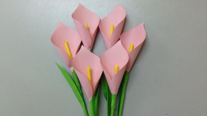 简易折纸花初学者作品,简单易学的折纸教程,你学会了吗!