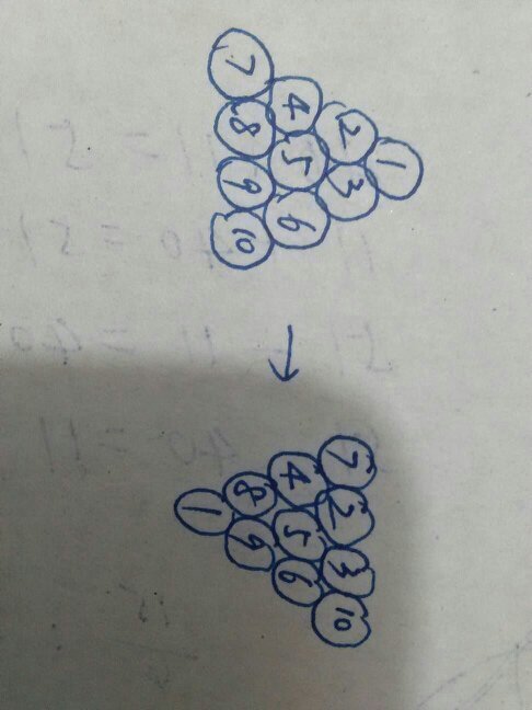 圆圈下图10个图纸组成的一个三角形,只移四驱车ma组装是由图片