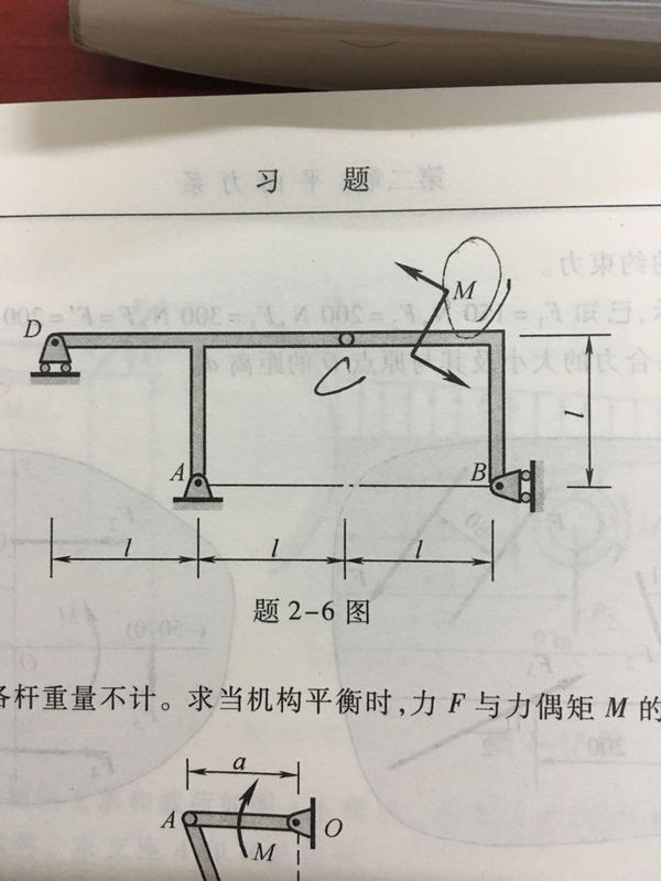 求支座a的约束力.