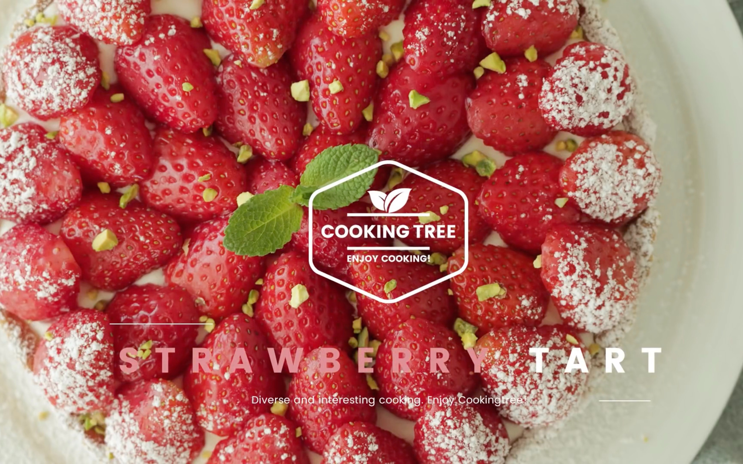 cookingtree,cookingtree曲奇 【搬运】草莓挞 strawberry tart recipe cooking tree