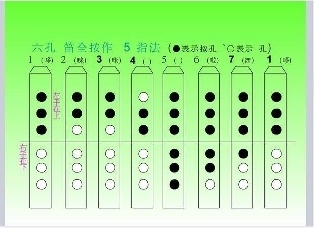 都瑞咪发嗖拉西怎么用竖笛吹