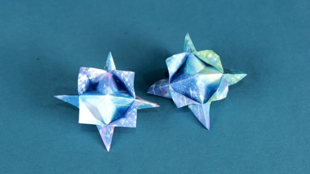 手工折纸教程,很简单的满天星折纸,折几朵放在桌子上太漂亮了