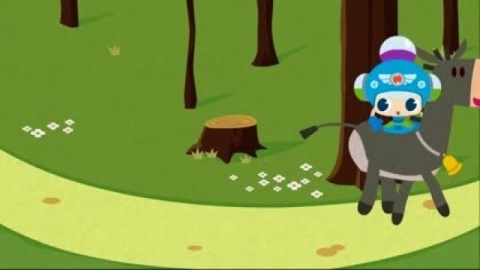 我有一只小毛驴简笔画内容图片展示